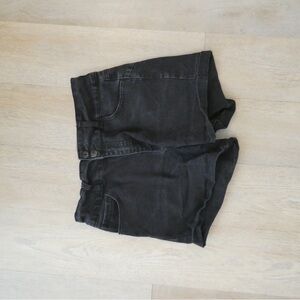 Forever 21 Black Denim Shorts